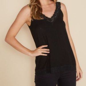 mittoshop - Lace V-Neck Tank